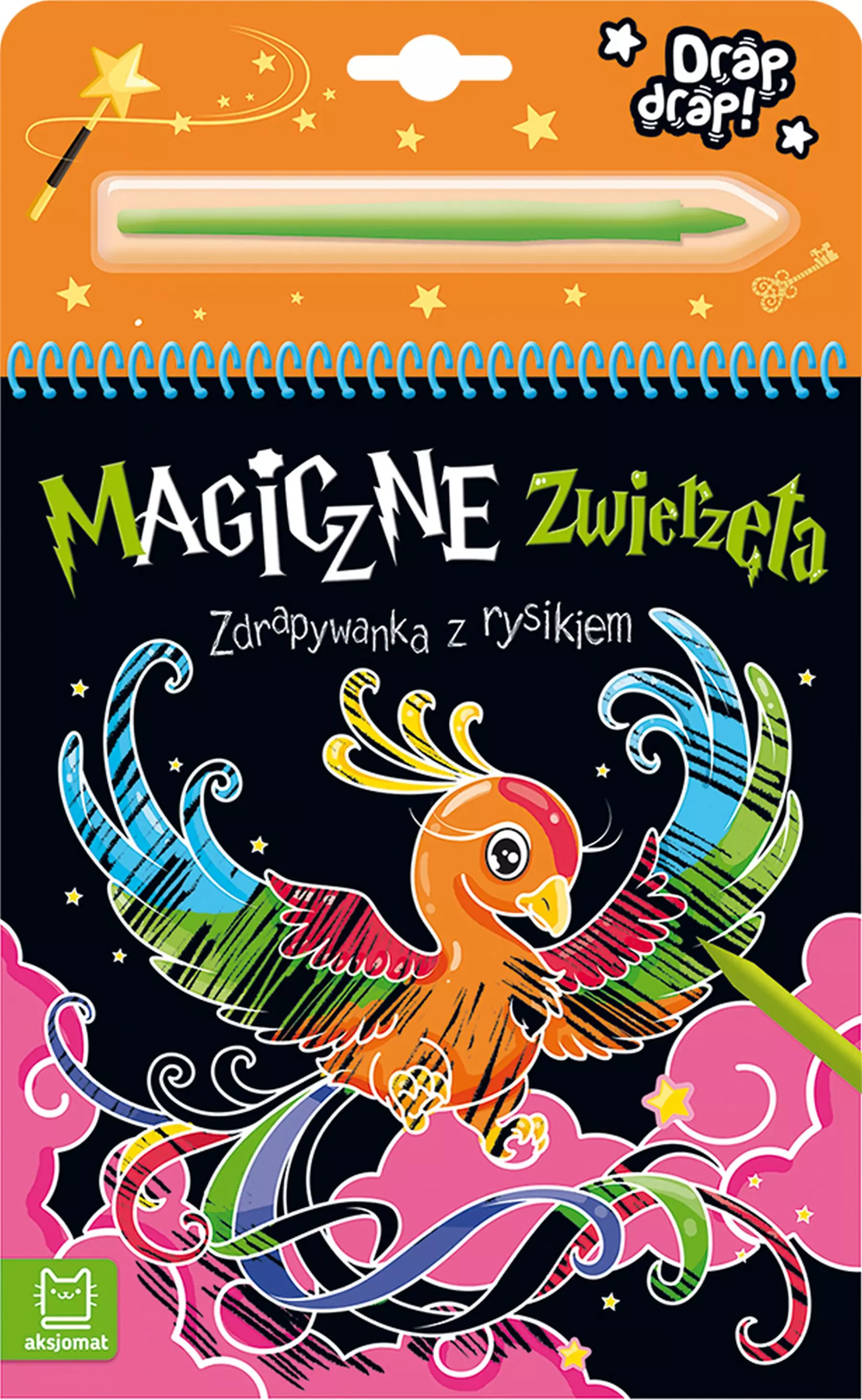 Magiczne zwierzęta. Zdrapywanka z rysikiem - Książki
