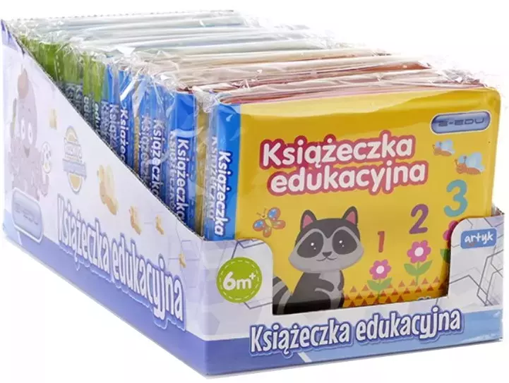 Książeczka edukacyjna do kąpieli E-Edu, mix wzorów - Zabawki
