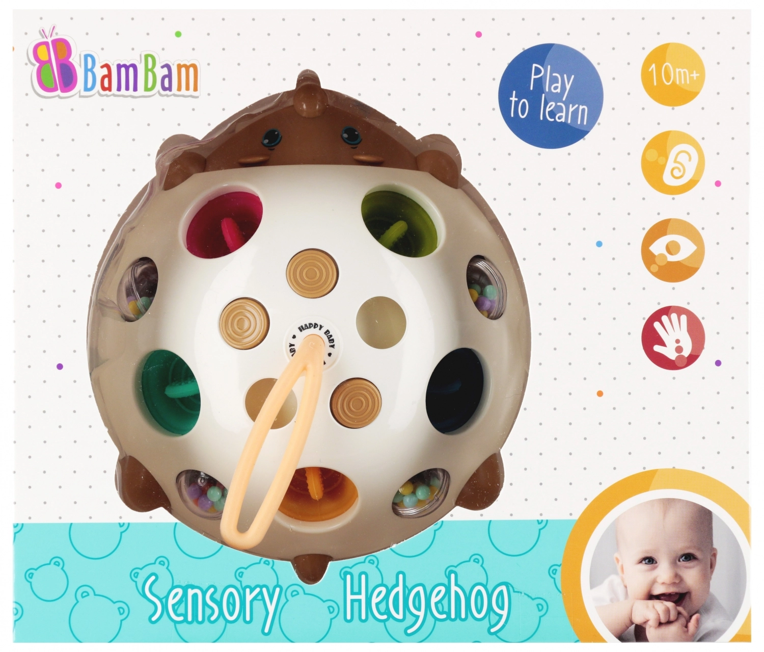 Zabawka Sensoryczna Jeżyk Bam Bam 569048 - Zabawki