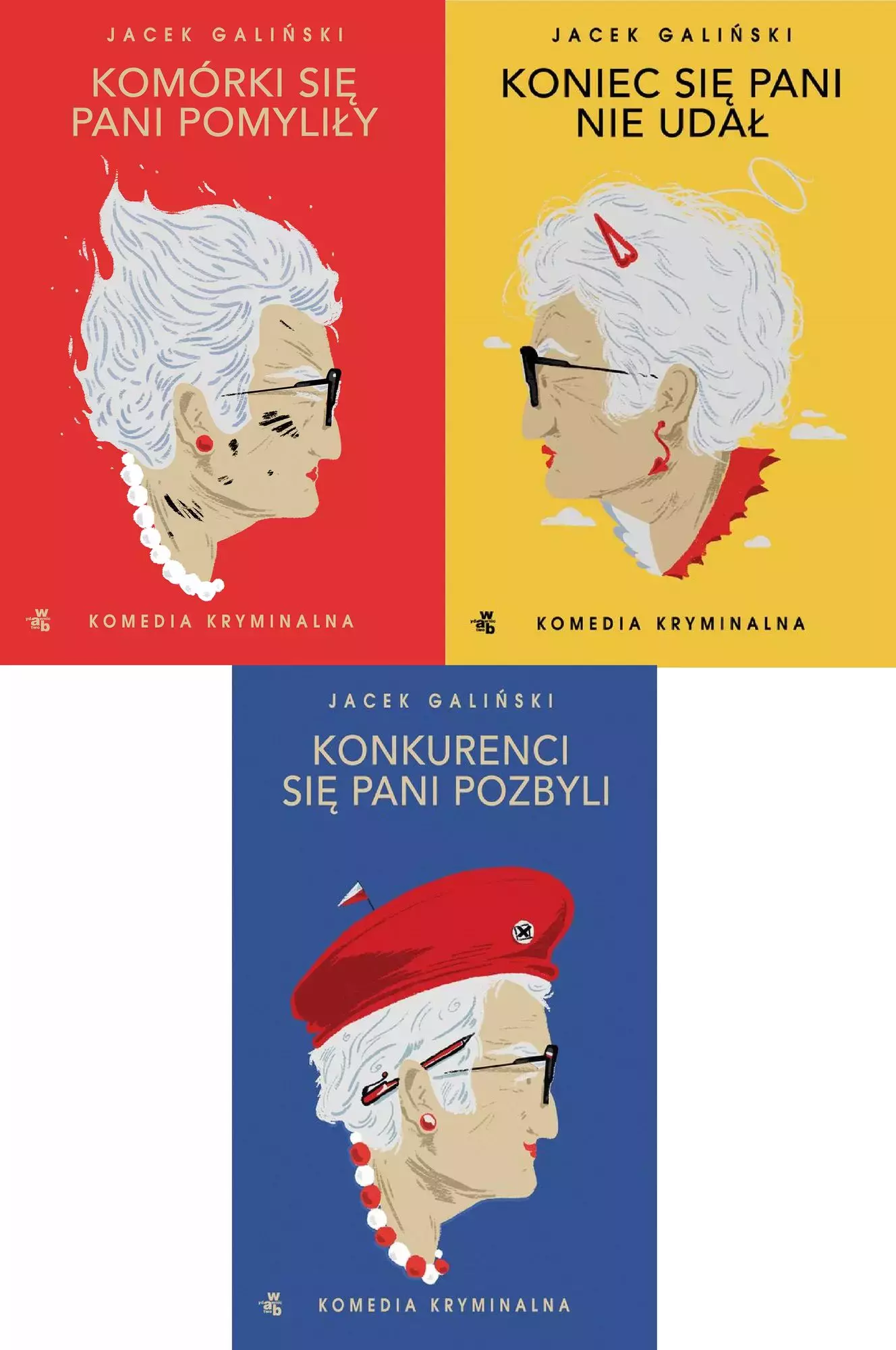 Pakiet Babcia: Koniec się pani nie udał / Konkurenci się pani pozbyli / Komórki się pani pomyliły - Książki