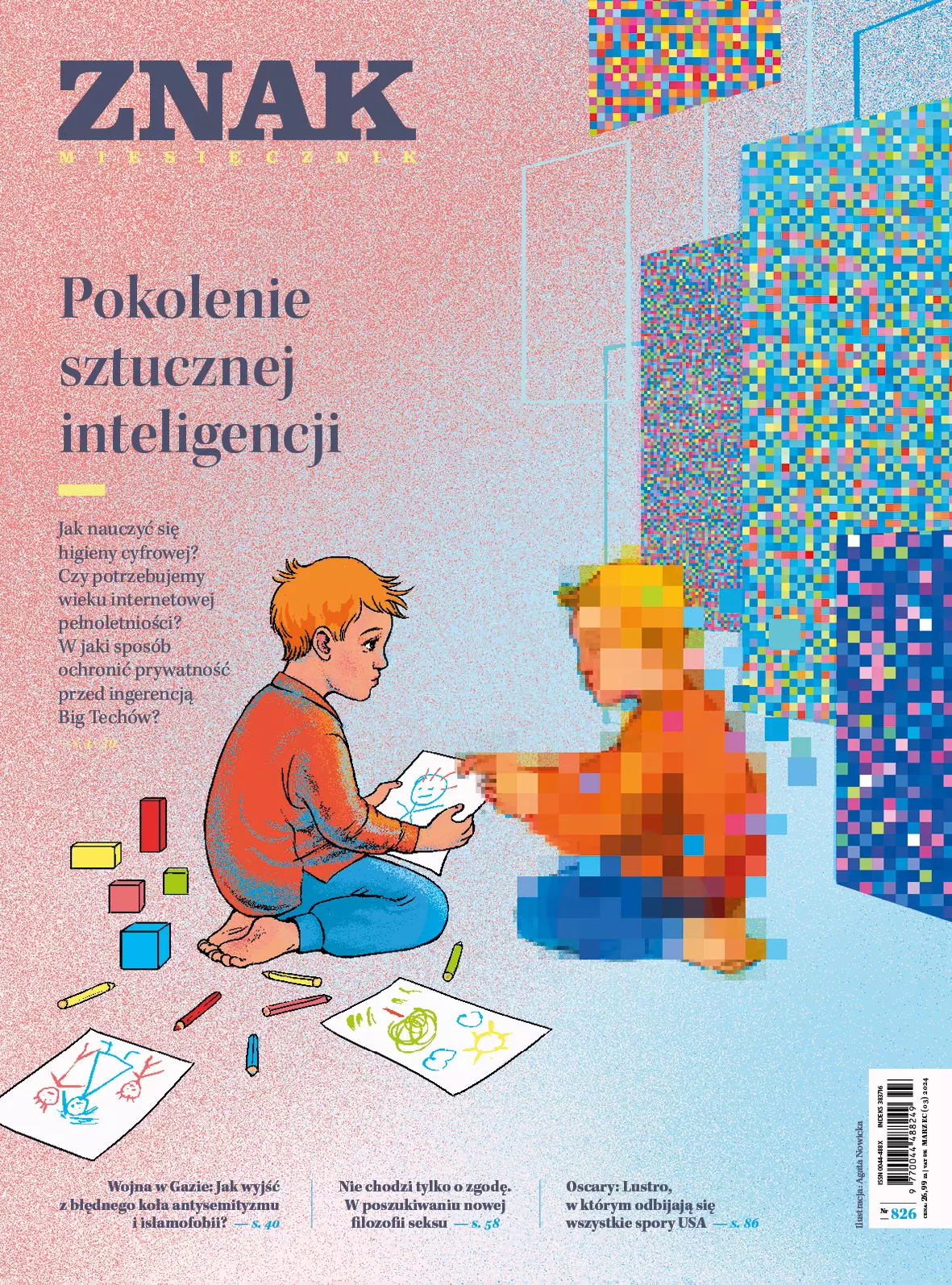 Miesięcznik ZNAK 826 (03/2024) - Pokolenie sztucznej inteligencji - Książki