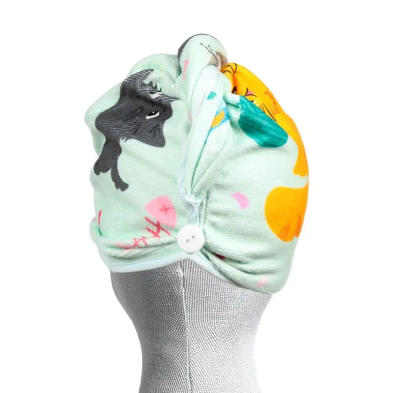 Turban do włosów z mikrofibry, Beans & Co Cats - Zabawki