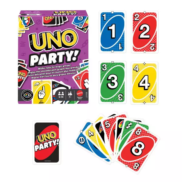 Karty Uno Party Imprezowa, Towarzyska Gra Karciana Jjv58 Pud5 - Gry