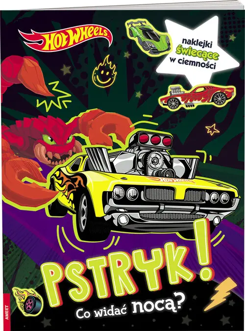 Mattel hot wheels.  pstryk! co widać nocą? - Audiobooki