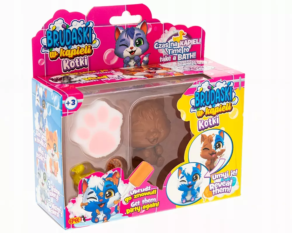 Brudaski w kąpieli KOTKI - Zestaw bonusowy KARMELEK