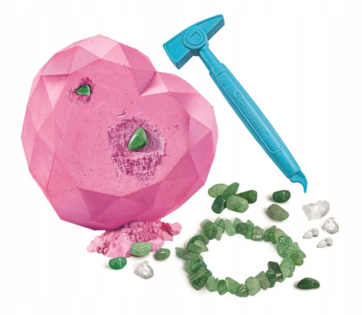 NAUKOWA ZABAWA SKAMIENIAŁOŚCI kamienie szlachetne, zestaw dla dzieci +8 lat - Zabawki