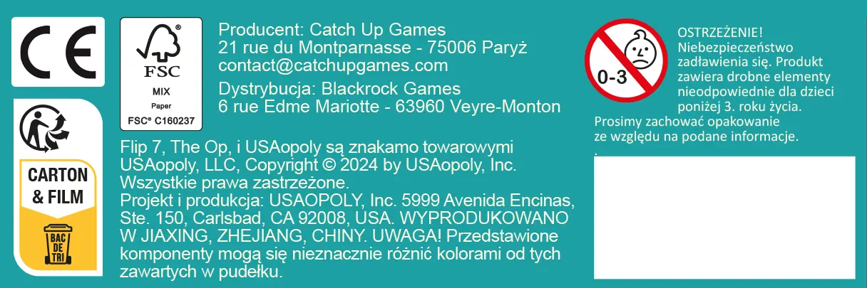 Flip 7 (edycja polska) - Gry