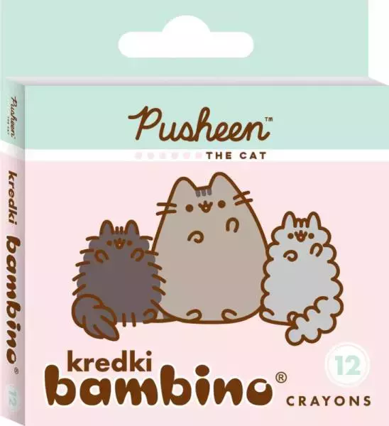 Kredki bambino 12 kolorów Pusheen - Papiernicze i szkolne