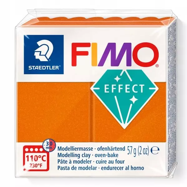 MODELINA FIMO EFFECT METALICZNA - 41 ORANGE - Papiernicze i szkolne