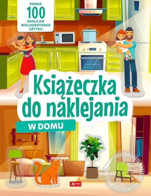W domu. Książeczka do naklejania - Książki