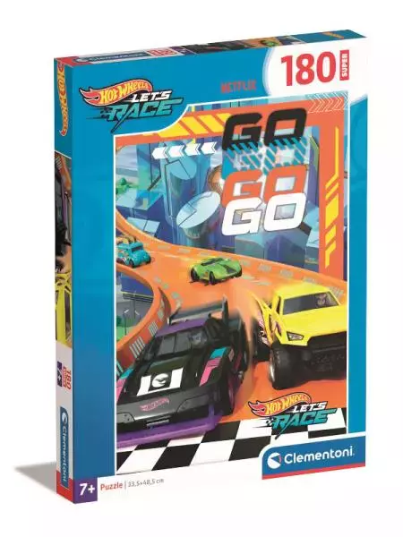 Puzzle 104 Super Kolor Hot Wheels - Clementoni