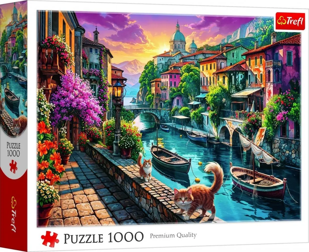 Puzzle 1000 Włoskie wakacje TREFL - Puzzle