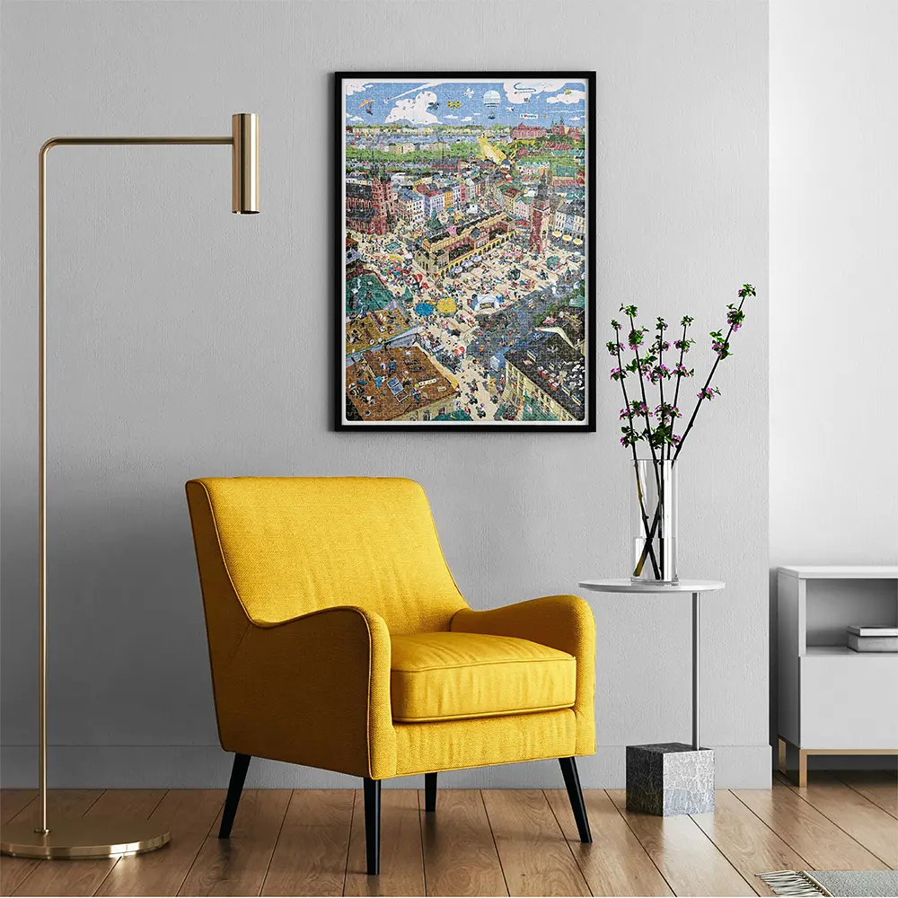 Puzzlove CzuCzu 1000 elementów. Miasto Kraków - Puzzle