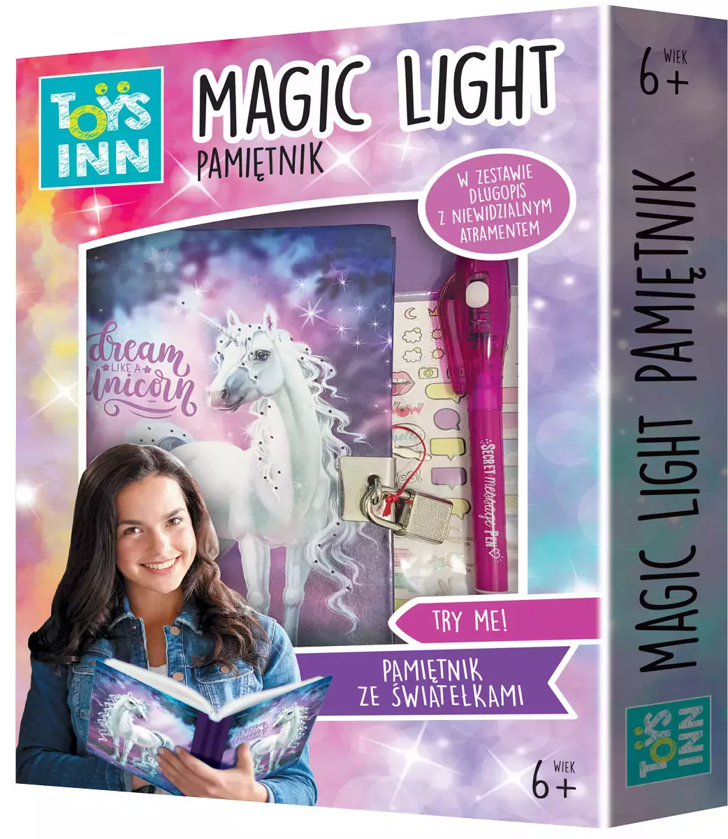 Pamiętnik Magic Light Jednorożec Unicorn 7823 STNUX - Papiernicze i szkolne
