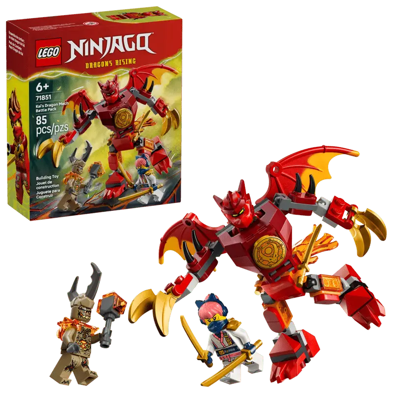 LEGO NINJAGO® Smok-mech Kaia - zestaw bitewny 71851 - Zabawki