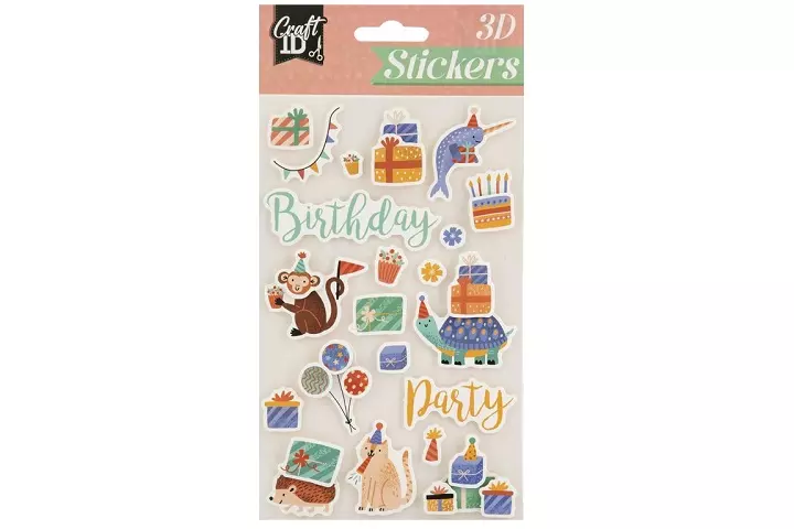 CCG naklejki 3D Birthday CR6003 12121 - Zabawki