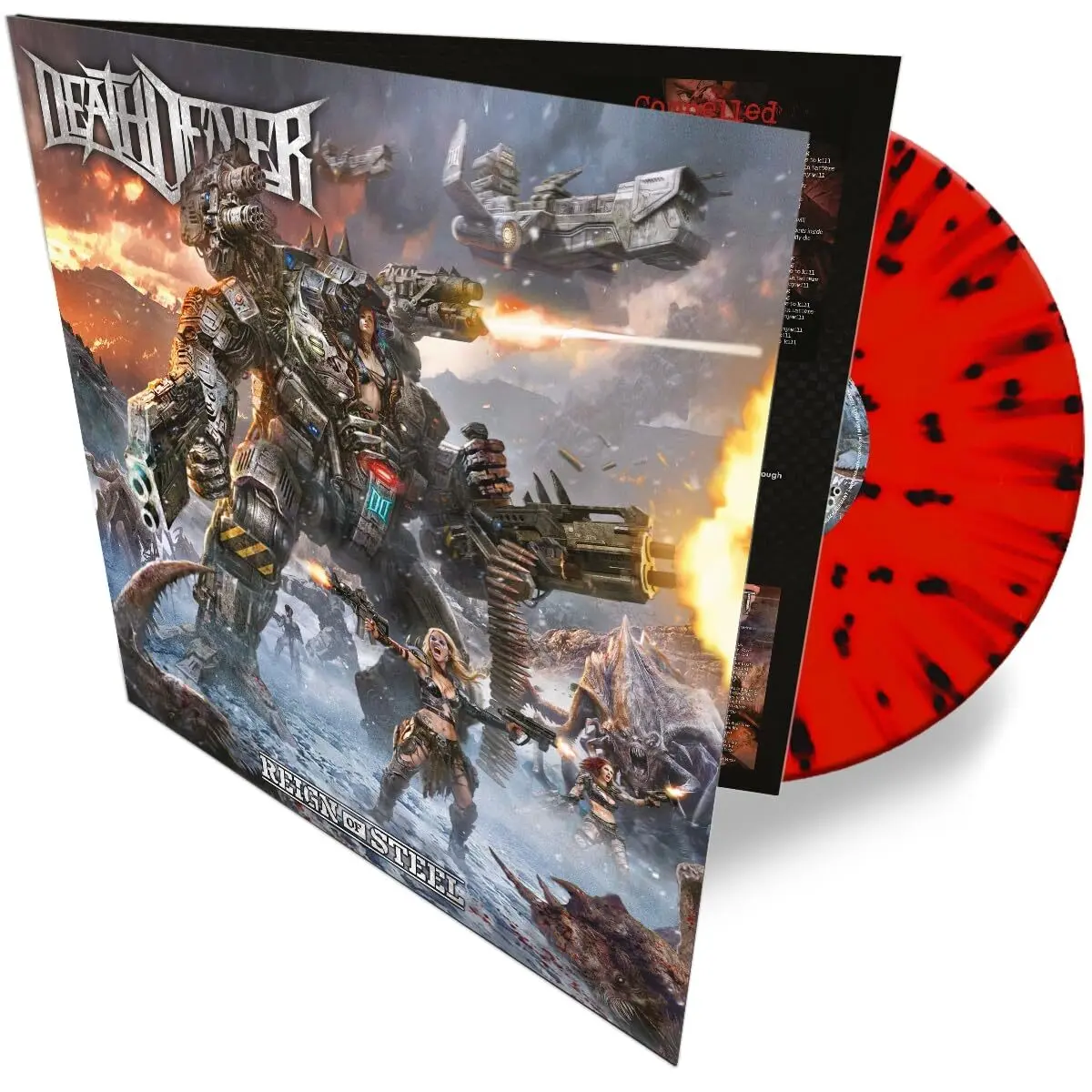 Reign Of Steel LP SPLATTER RED CLEAR, Winyl - Muzyka