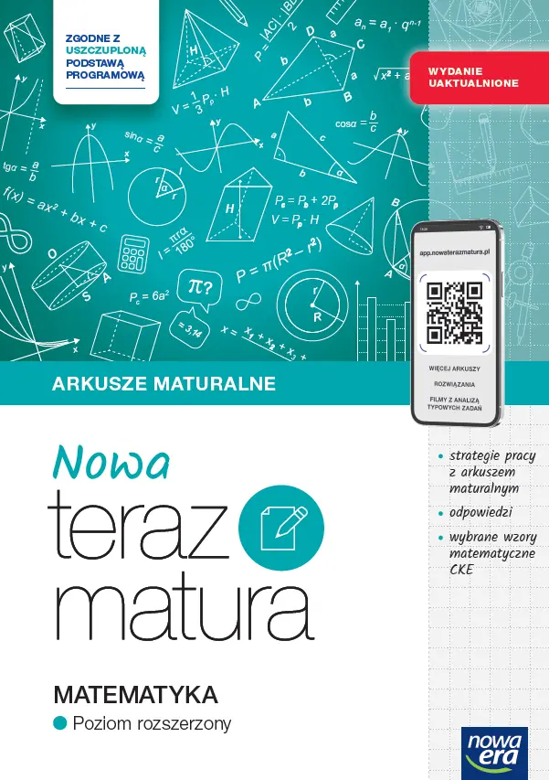 Nowa Teraz matura 2026. Matematyka. Arkusze maturalne z materiałami cyfrowymi. Poziom rozszerzony 2025/2026 - Książki