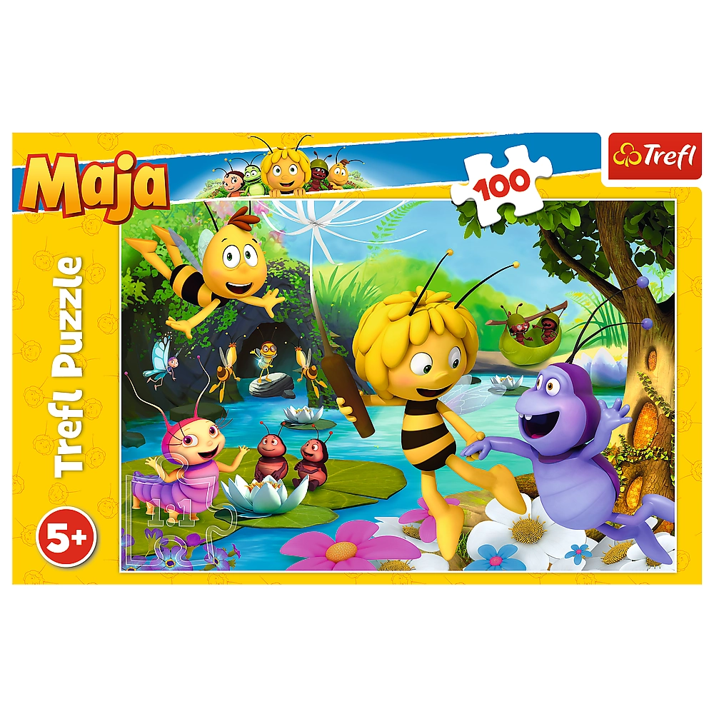 Puzzle 100 elementów. Pszczółka Maja i przyjaciele