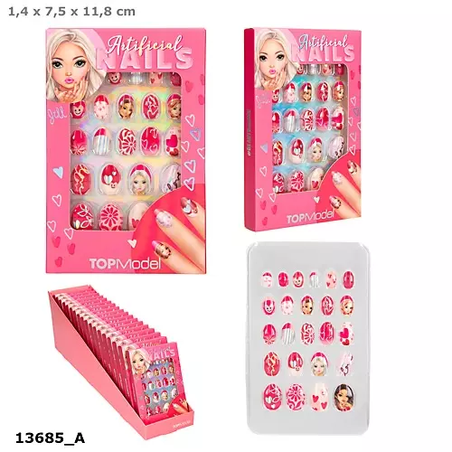 Sztuczne paznokcie Top Model BEAUTY&ME 13685A - Zabawki