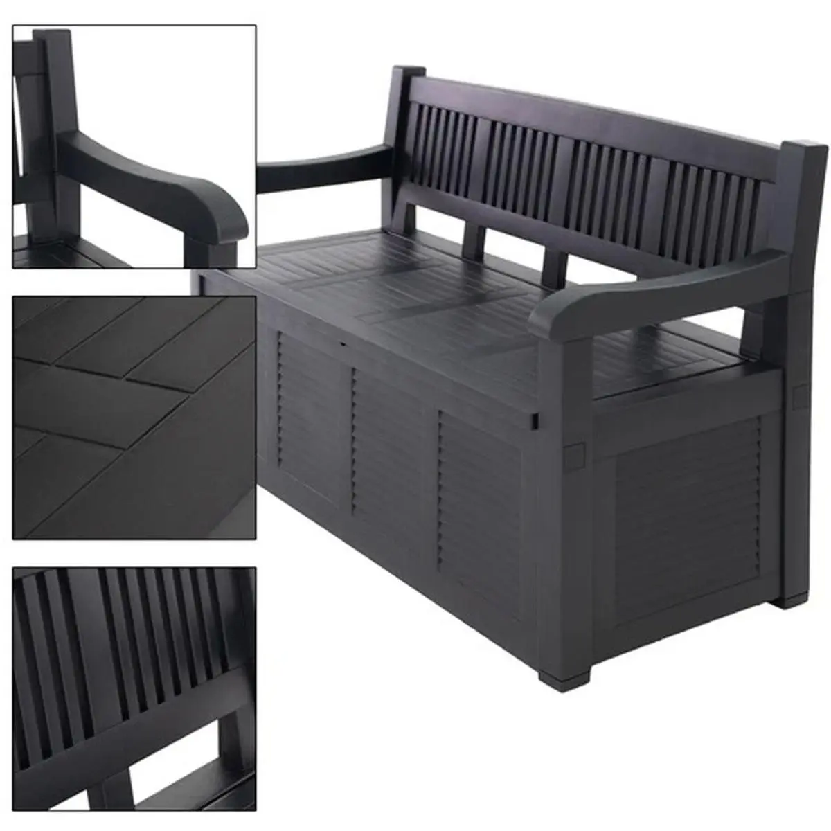 Ławka Skrzynia Ogrodowa 2W1 130x60x85CM - Elektronika i akcesoria