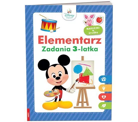 Disney Maluch. Elementarz. Zadania 3-latka - Książki