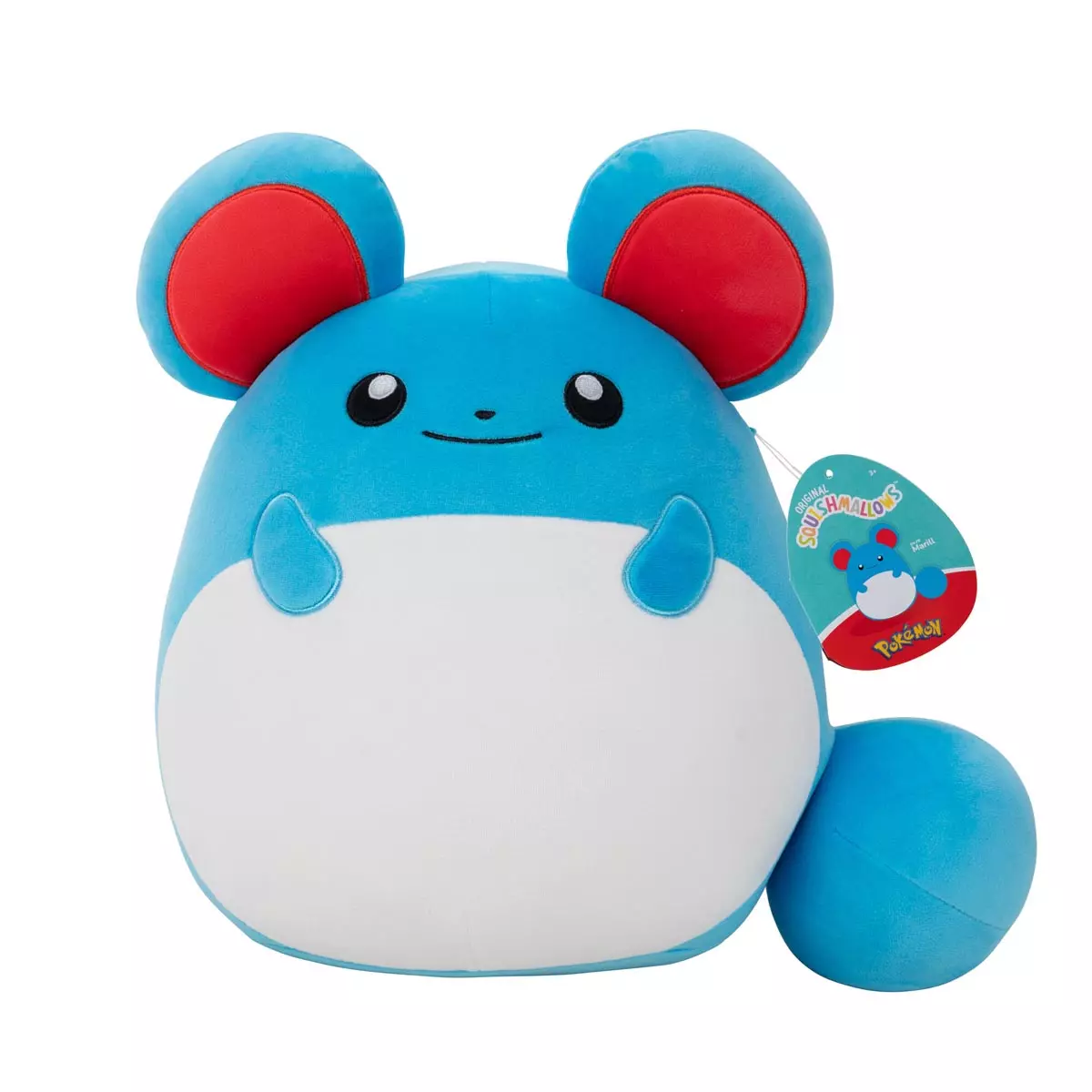 POKEMON Squishmallows Marill, pluszak, 25 cm