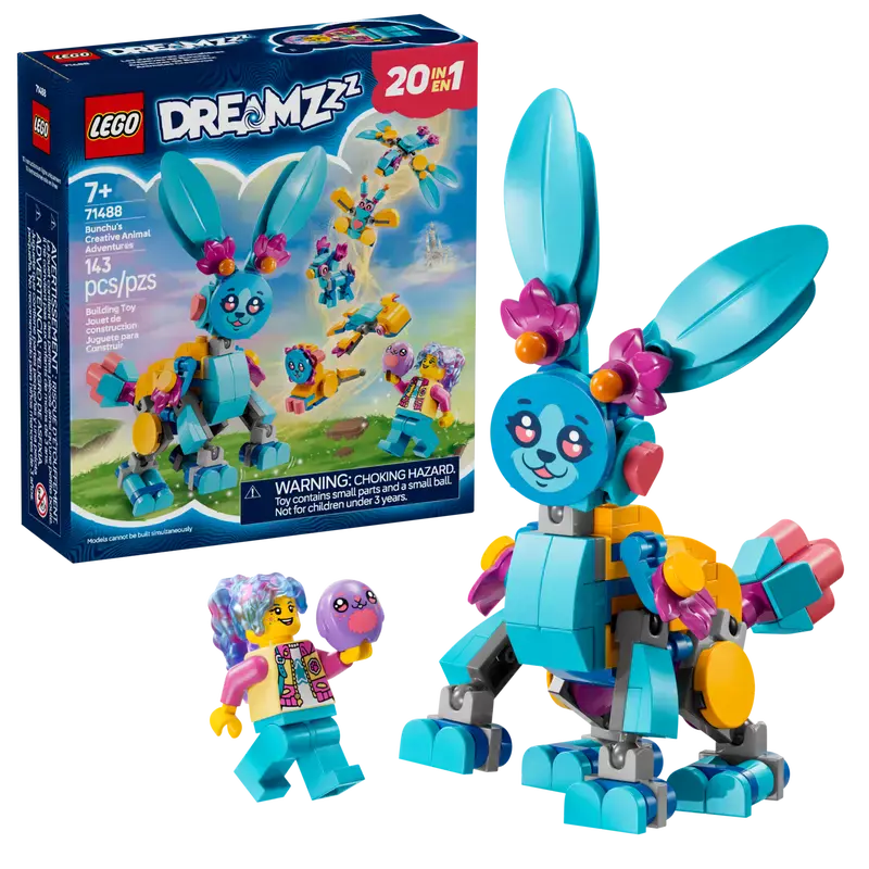 LEGO DREAMZzz™ Kreatywne zwierzęce przygody Bunchu 71488 - Zabawki