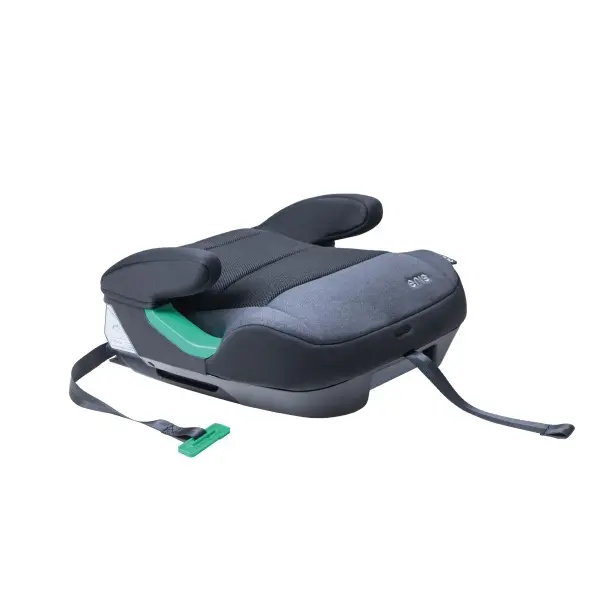 FOTELIK BOOSTER PODSTAWKA SIEDZISKO SORINO ERIS ISOFIX BLACK/GREY 125-150CM - Mama i dziecko