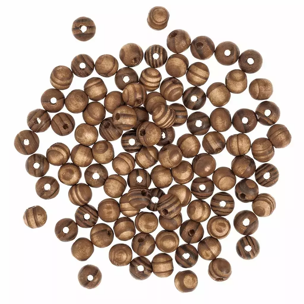 Koraliki drewniane sosnowe 10mm 100szt - Papiernicze i szkolne