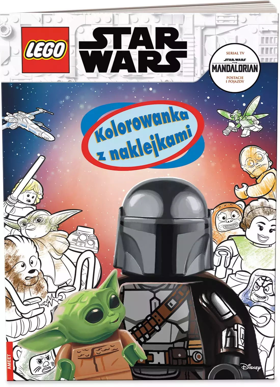 Lego Star Wars. Kolorowanka z naklejkami - Książki