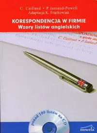 Korespondencja w firmie Wzory listów angielskich + CD - Książki