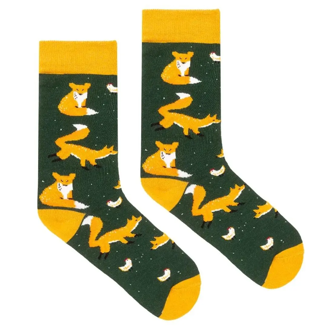 Skarpetki bawełna organ. Niesamowity Pan Lis 36-41 - Mama i dziecko