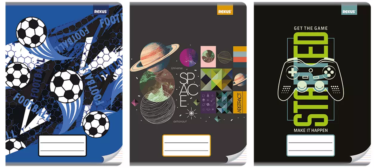 Zeszyt A4 32k. 3-linie kolor No Name chłopiec 1szt.mix - Papiernicze i szkolne