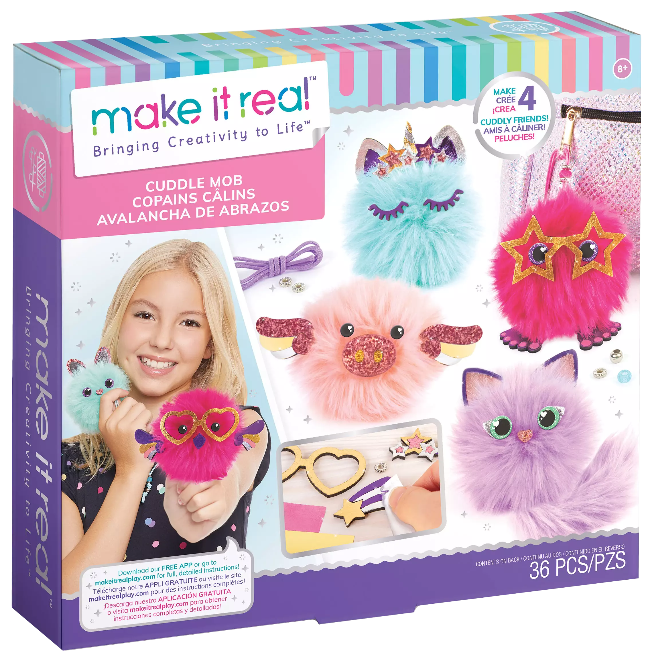 Zestaw do tworzenia breloczków. Puszysty przyjaciel - Zabawki