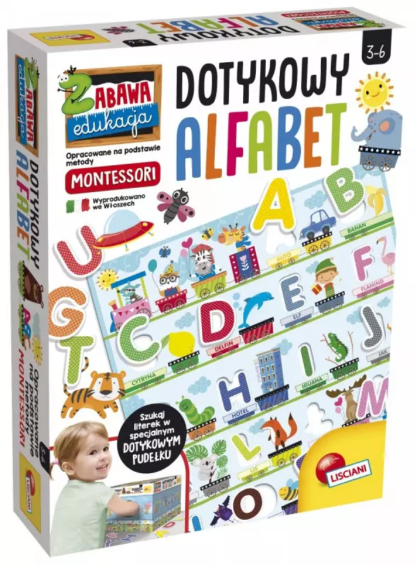 Montessori Plus. Dotykowy alfabet