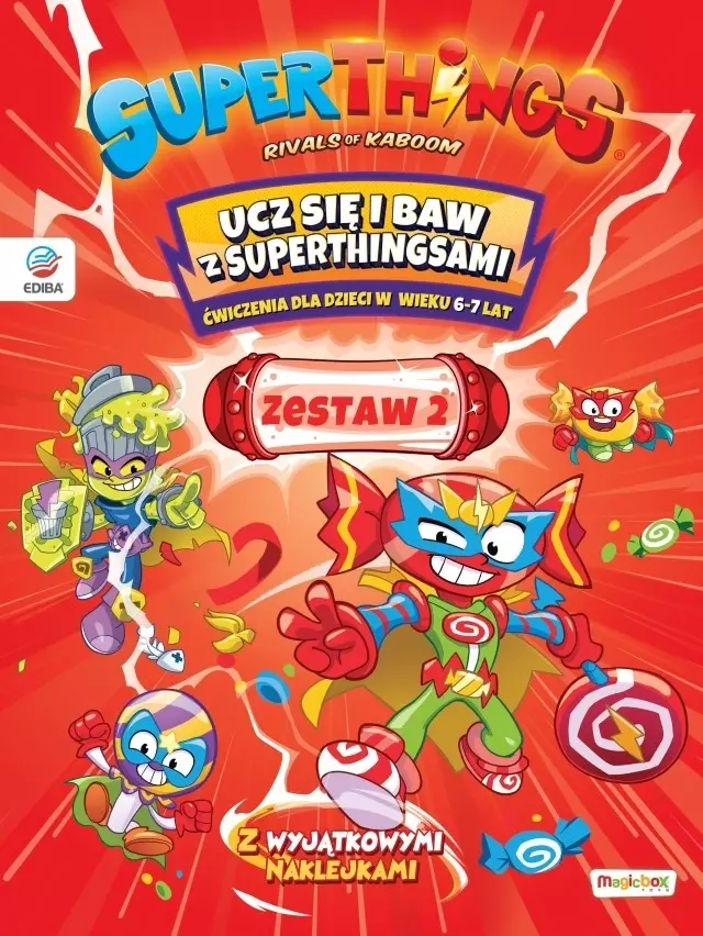 SuperThings. Ucz się i baw z SuperThingsami. Zestaw 2 - Książki