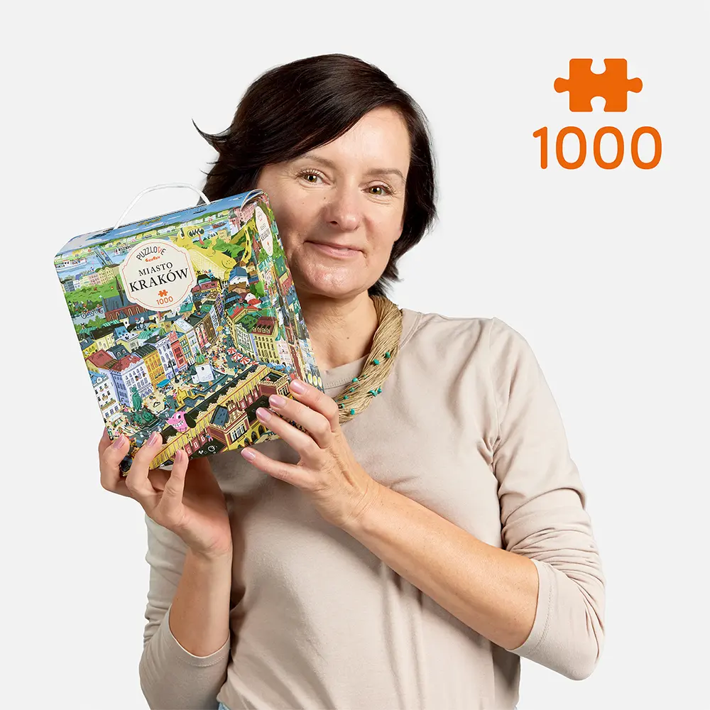 Puzzlove CzuCzu 1000 elementów. Miasto Kraków - Puzzle