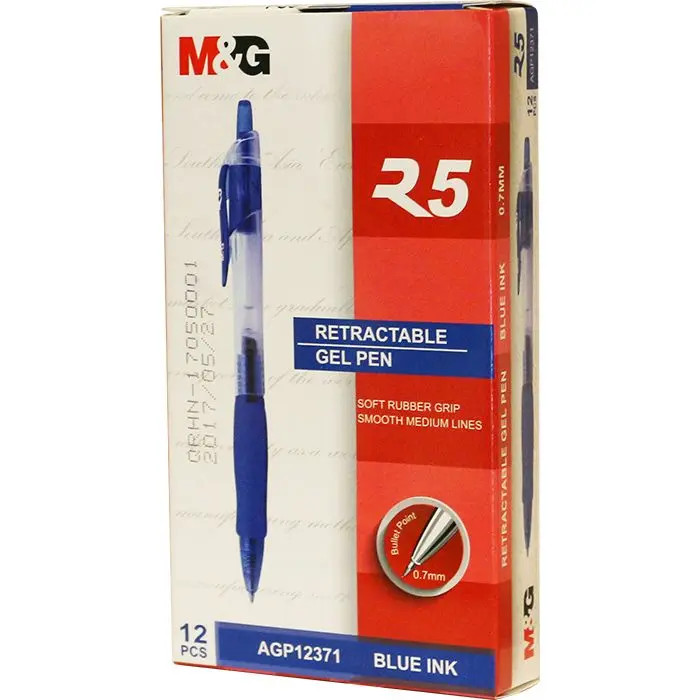 Długopis G-7i R5 wkład niebieski 0,7mm M&G (AGP12371) - Papiernicze i szkolne