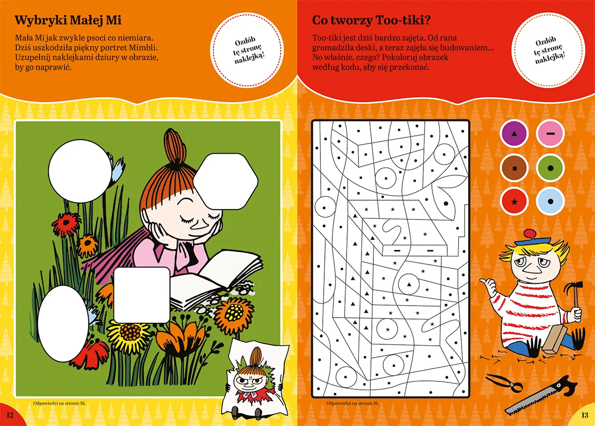 Opowieści z Doliny Muminków. 100 naklejek - Książki