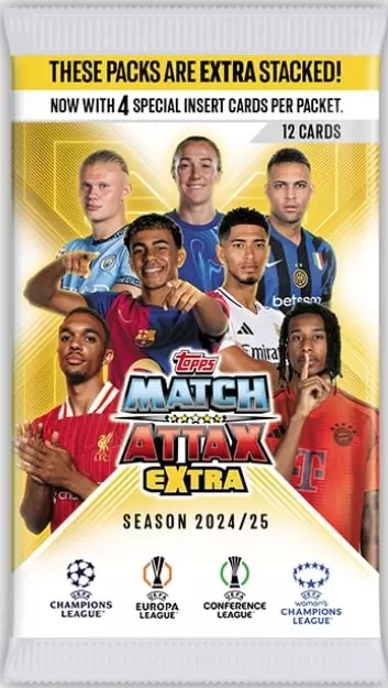 Match Attax Extra 2024/25 saszetki z kartami 1szt. - Zabawki