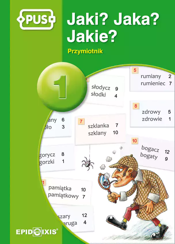 Jaki? Jaka? Jakie? Przymiotnik Książeczka PUS - Książki