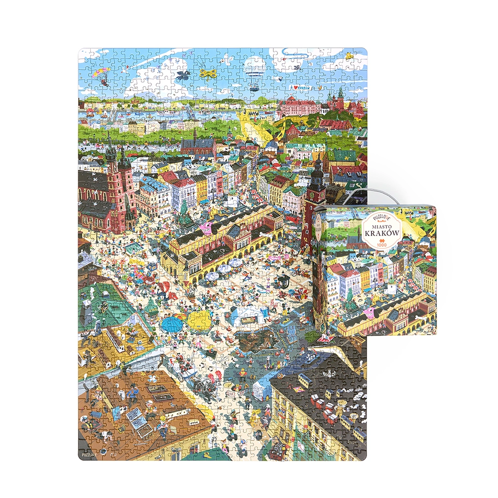 Puzzlove CzuCzu 1000 elementów. Miasto Kraków - Puzzle