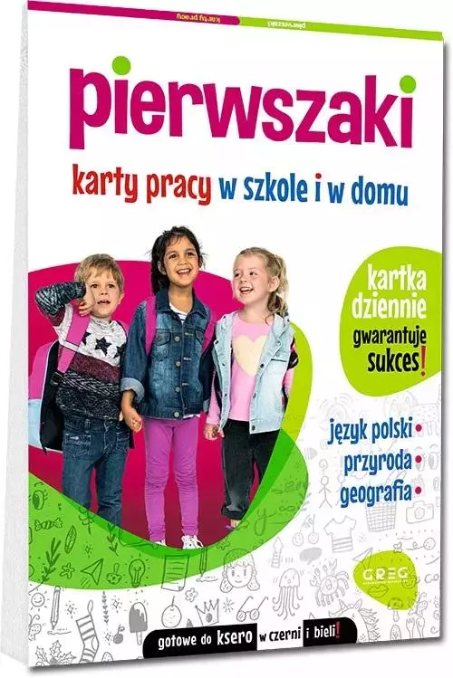 Pierwszaki. Karty pracy w szkole i w domu - Książki