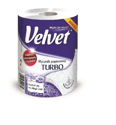 Ręcznik rolka Turbo kolor: biały Velvet - Elektronika i akcesoria