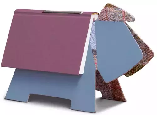 Stay! Doggy book rest. Podstawka pod książkę, szara - Papiernicze i szkolne