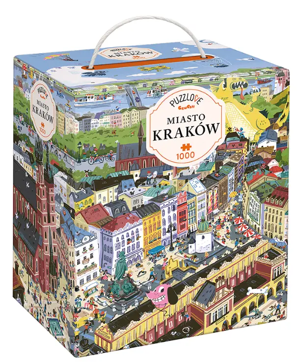Puzzlove CzuCzu 1000 elementów. Miasto Kraków - Puzzle