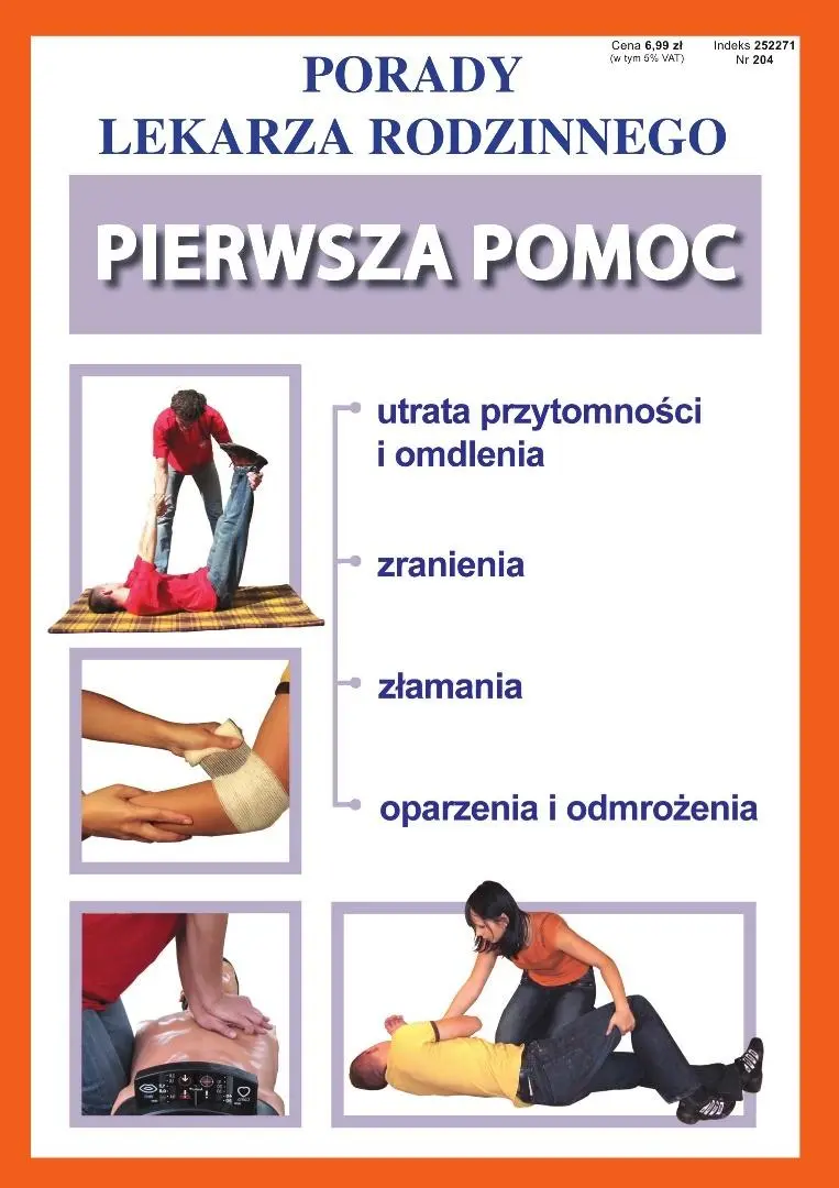 Porady Lekarza Rodzinnego. Pierwsza pomoc nr 204 - Książki
