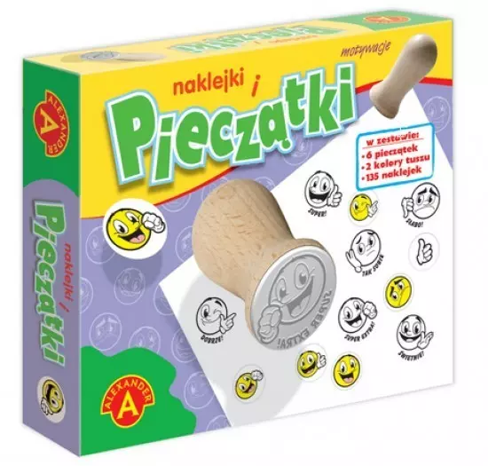 Pieczątki i naklejki motywacje - Zabawki