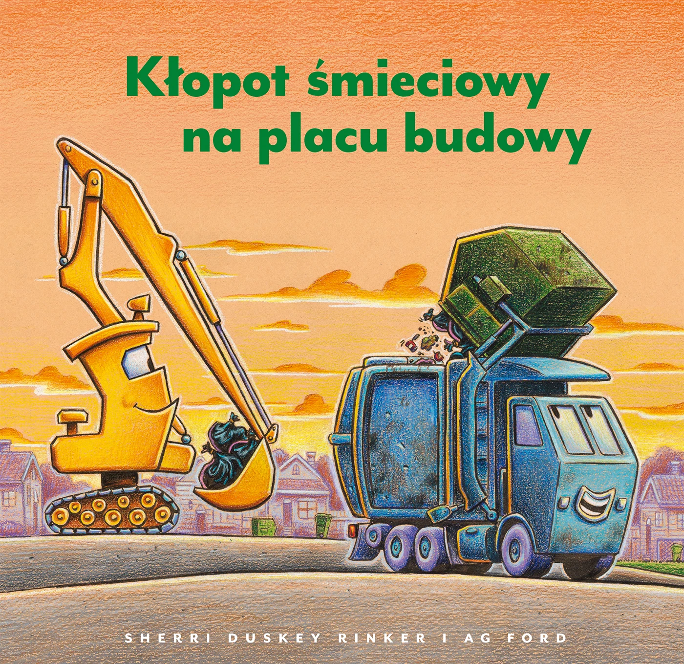 Kłopot śmieciowy na placu budowy - Książki